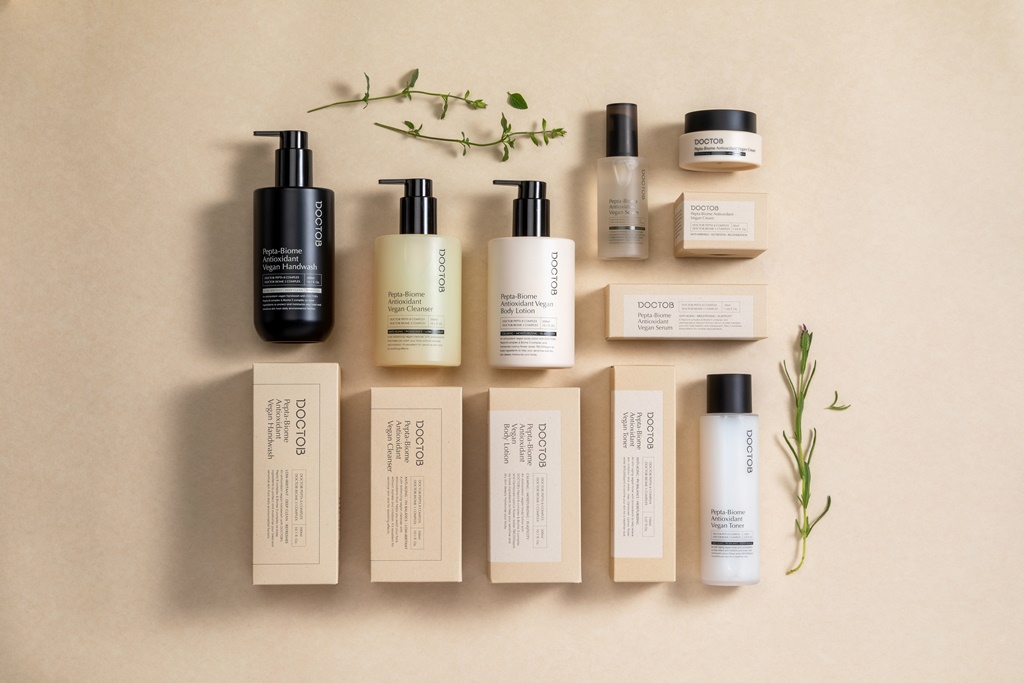 DOCTOB韓國純素保養品牌商品包裝
