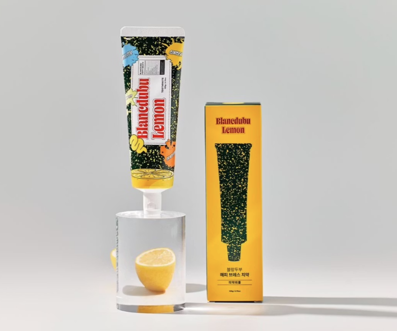 抗敏亮白檸檬牙膏-韓國牙膏-2