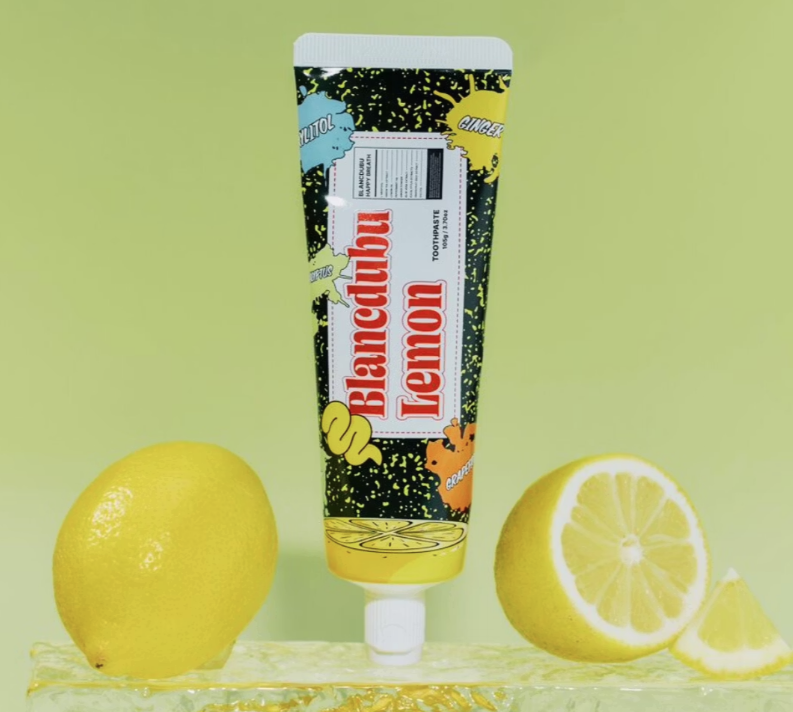 抗敏亮白檸檬牙膏-韓國牙膏-3